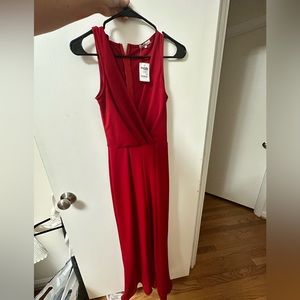 Red jumpsuit
